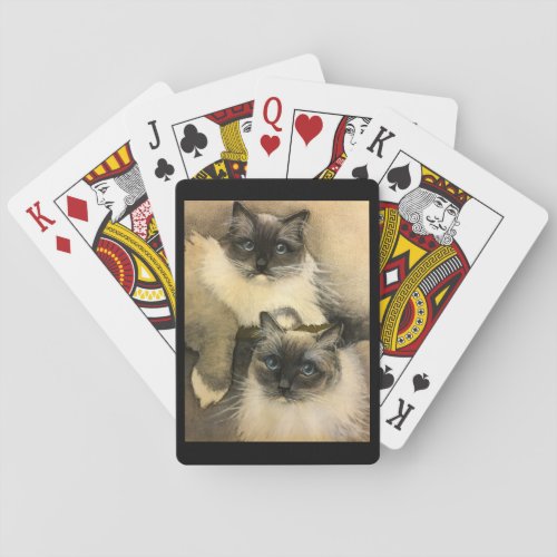 Ragdoll Cats  Poker Cards