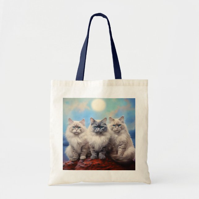 Ragdoll cats tote bag (Front)