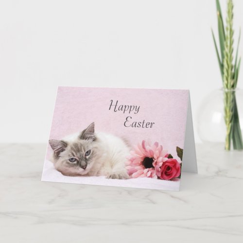 Ragdoll Easter Card