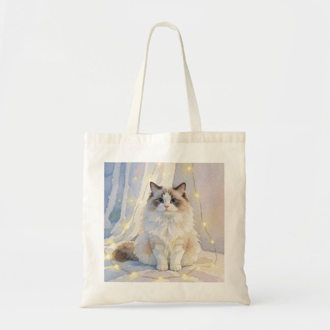 Ragdoll Fairy Light Evening Tote Bag