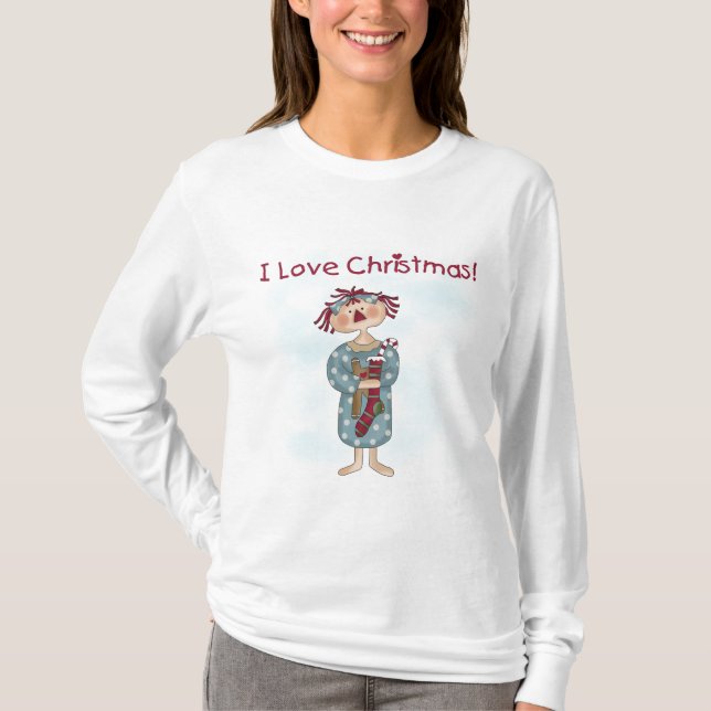Ragdoll I Love Christmas Tshirts and Gifts (Front)