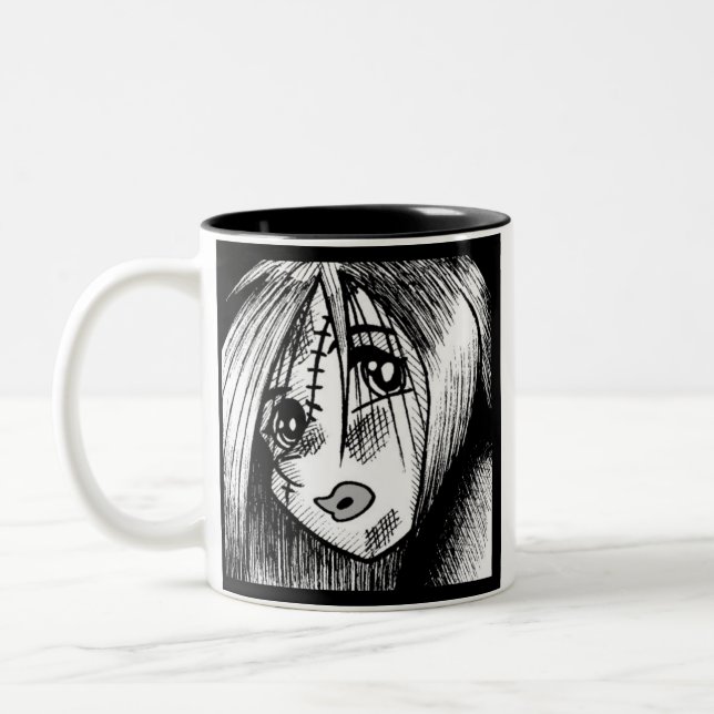Ragdoll Investigating Two-Tone Coffee Mug (Left)