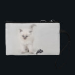 Ragdoll Kitten coin purse<br><div class="desc">A cute Ragdoll kitten design. This is Leo a 6 week old Ragdoll kitten and son of Jasmine and Willow my pets.</div>