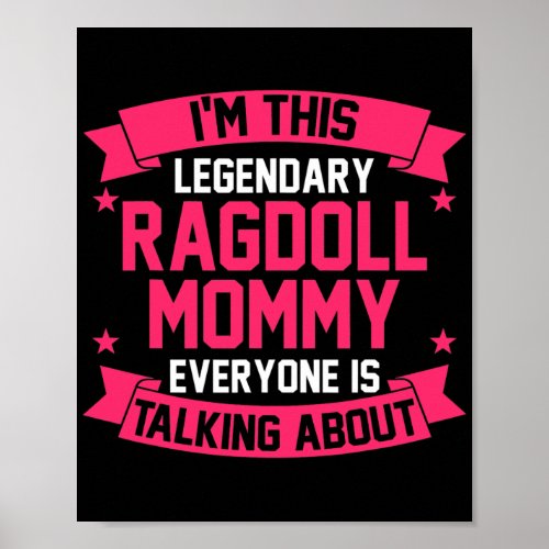 Ragdoll Mom  Poster