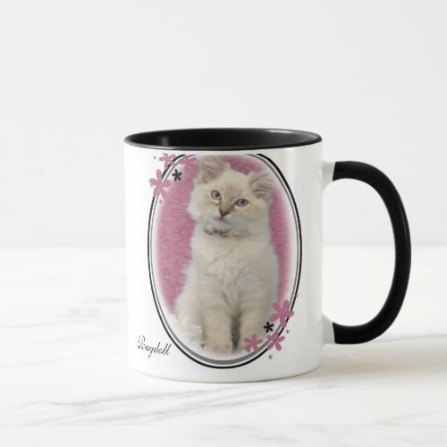 ragdoll mug pink