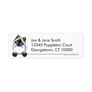 Ragdoll Ragamuffin Cat Clean and Simple Label