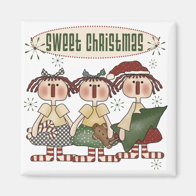 Ragdolls Sweet Christmas Tshirts and Gifts Magnet (Front)