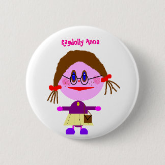 Ragdolly Anna Pinback Button