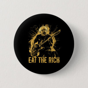 Rage Against Oligarchy Bernie Sanders Fight Protes Button