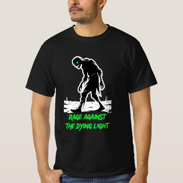 Rage Against The Dying Light - Zombie Silhouette T-Shirt (Front)