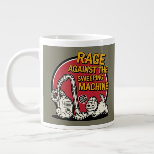 Rage Against the Sweeping Machine Red Giant Coffee Mug