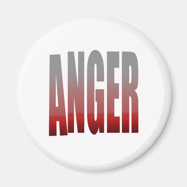 rage - anger magnet (Front)