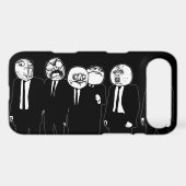 Rage Comic Meme Faces Walking. Me Gusta. Case-Mate iPhone Case (Back (Horizontal))