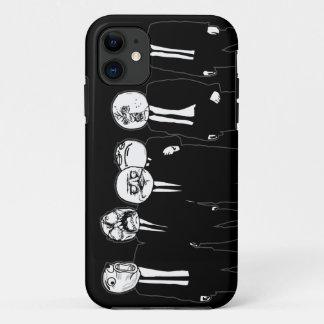 Rage Comic Meme Faces Walking. Me Gusta. iPhone 11 Case