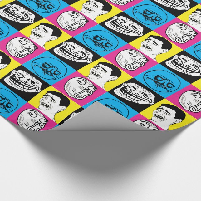 Rage Comic Wrapping Paper (Corner)