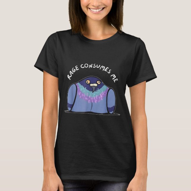 Rage Consumes Me Funny Geon Meme Hand Drawn  T-Shirt (Front)
