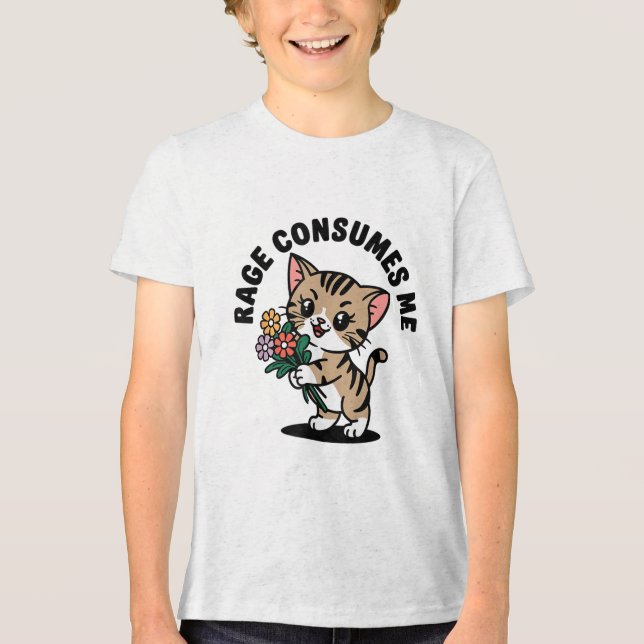 Rage Consumes Me  Tri-Blend Shirt (Front)