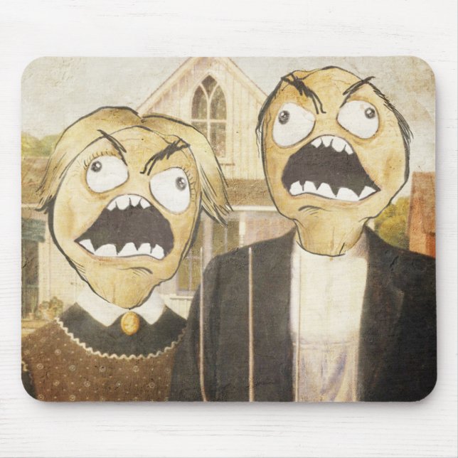Rage Face Meme Face Comic Classy Painting Mouse Pad (Front)