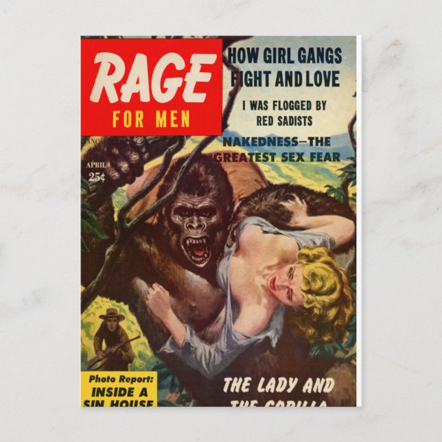 Rage for men 1 postcard (Front)