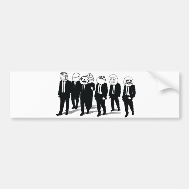 Rage Gang Bumper Sticker (Front)