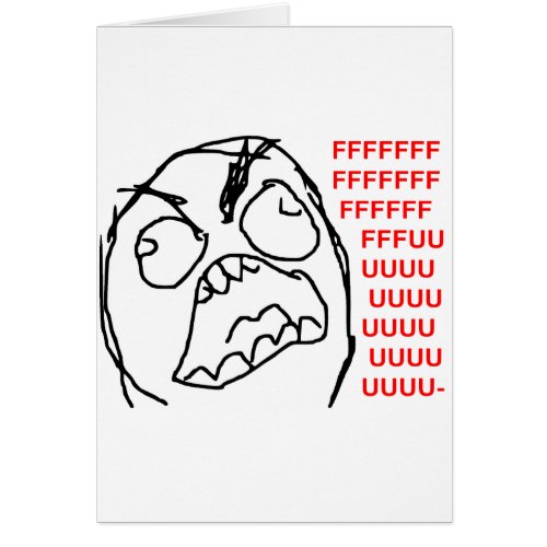 Rage Guy Angry Fuu Fuuu Rage Face Meme