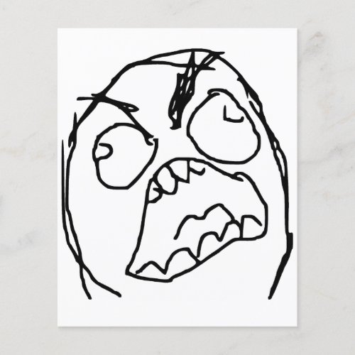 Rage Guy Angry Fuu Fuuu Rage Face Meme