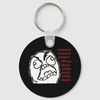 Rage guy fuuu fuuuu keychain