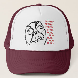 Rage guy fuuu fuuuu trucker hat