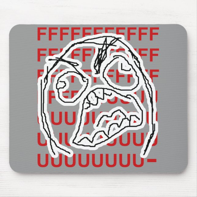 Rage Guy Mouse Pad (Front)