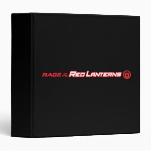Rage of the Red Lanterns 3 Ring Binder