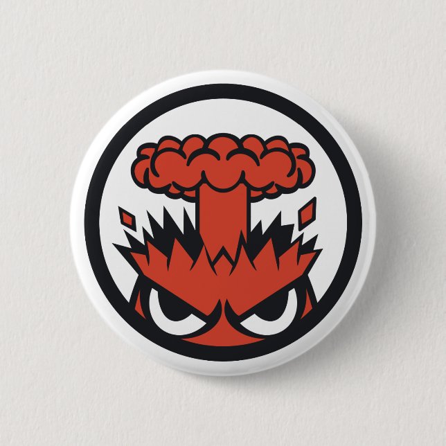 Rage Pinback Button (Front)
