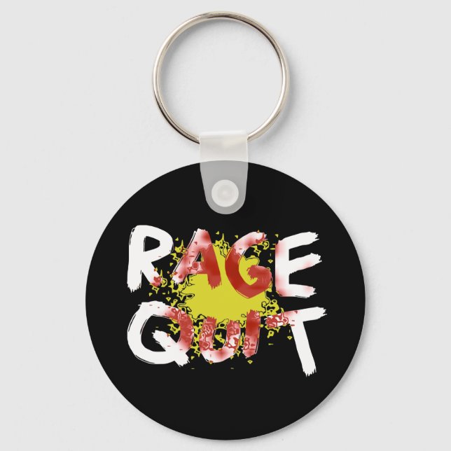 Rage Quit Keychain (Front)