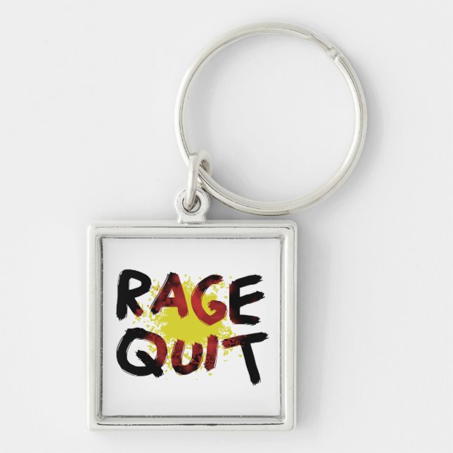 Rage Quit Keychain (Front)