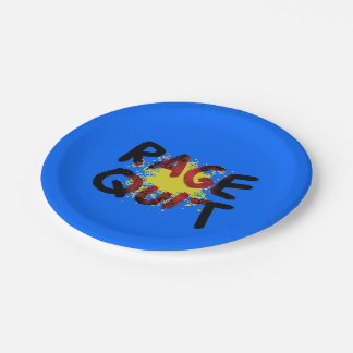 Rage Quit Paper Plates