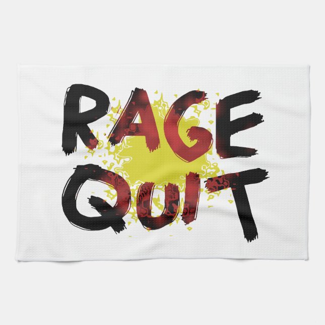 Rage Quit Towel (Horizontal)