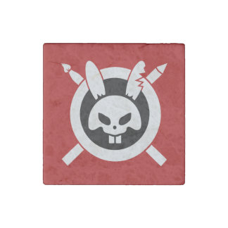 Rage Rabbit Logo Stone Magnet