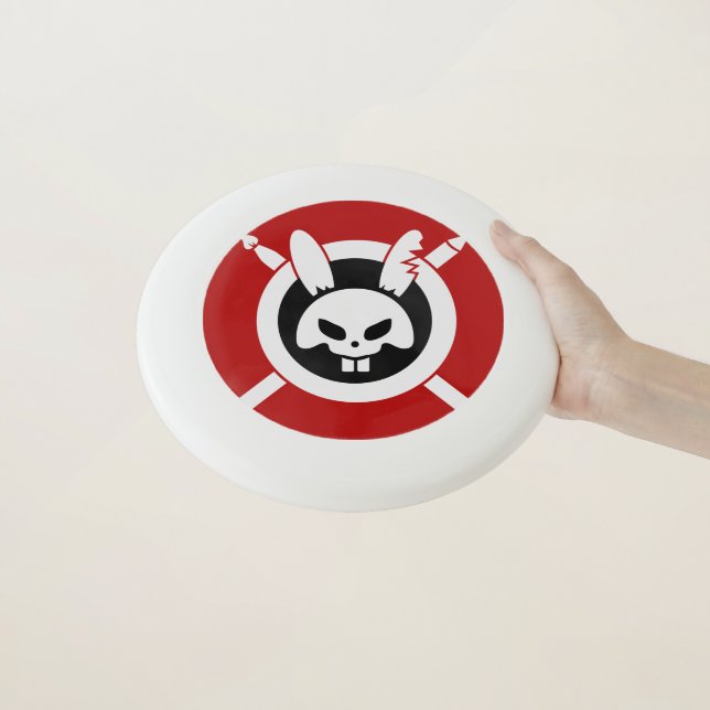 Rage Rabbit Logo Wham-O Frisbee (In Hand)