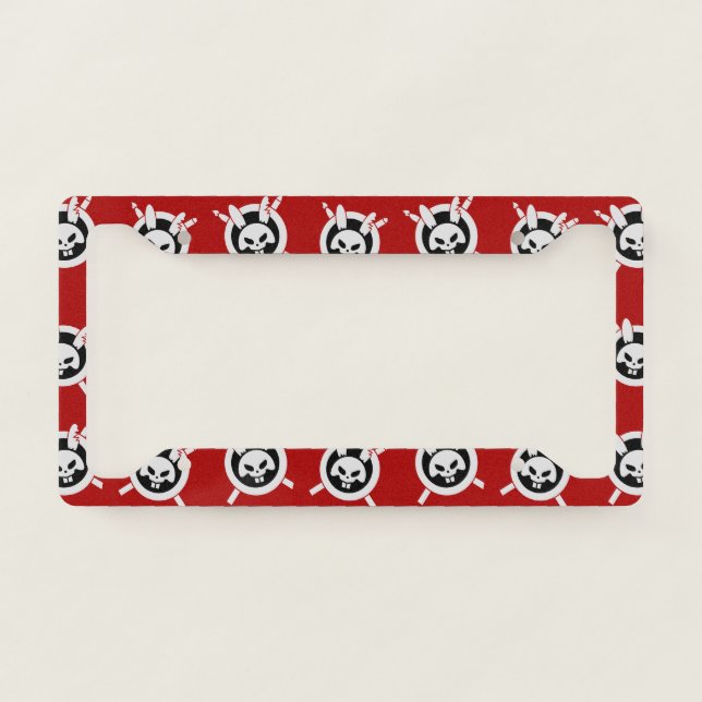 Rage Rabbit's Brand Logo License Plate Frame (Front)