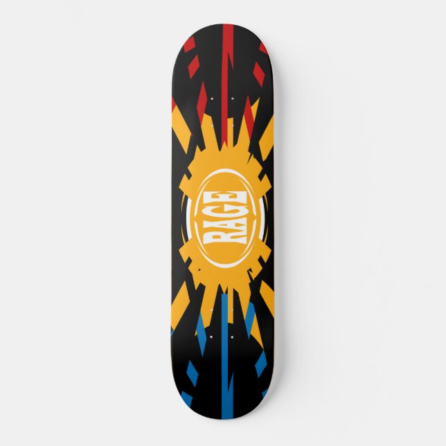 Rage Skateboard Deck (Front)