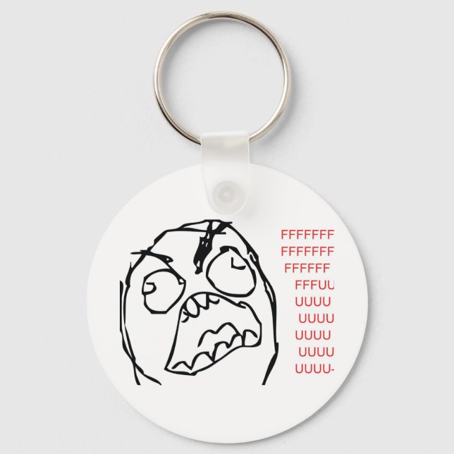 Rage Troll Keychain (Front)