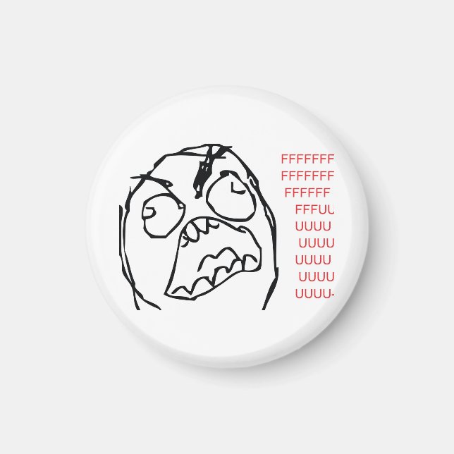 Rage Troll Magnet (Front)