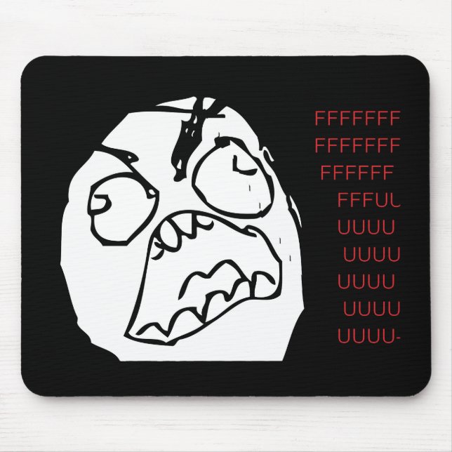 Rage Troll Mouse Pad (Front)