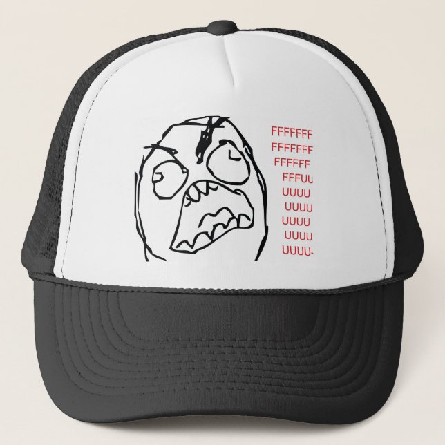 Rage Troll Trucker Hat (Front)