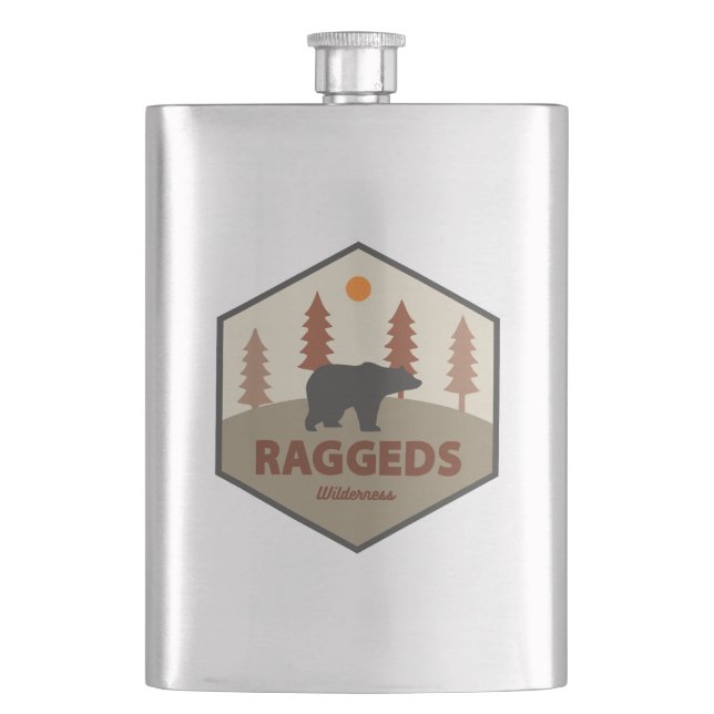 Raggeds Wilderness Colorado Bear Flask (Front)