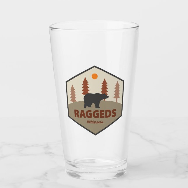 Raggeds Wilderness Colorado Bear Glass (Front)