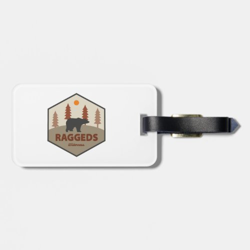 Raggeds Wilderness Colorado Bear Luggage Tag