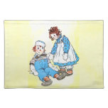 Raggedy Ann and Andy Vintage Illustration 1918 Placemat