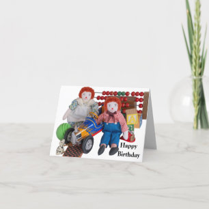 Raggedy Ann Andy card for kids child children