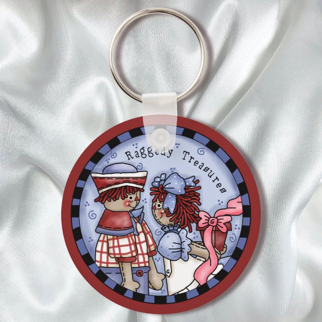 Raggedy Ann Loves Andy Keychain (Creator Uploaded)