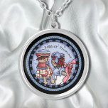 Raggedy Ann Loves Andy Necklace<br><div class="desc">Raggedy Ann lovers and girls of all ages will love this adorable necklace with Raggedy Ann and Andy together on this round pendant with sterling chain.</div>